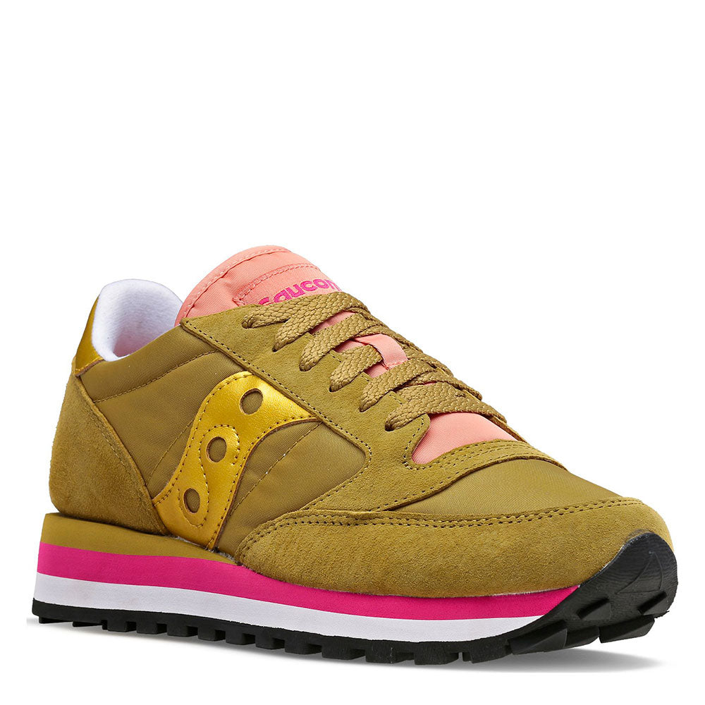 Scarpe Donna Saucony Sneakers Jazz Triple Olive - Gold
