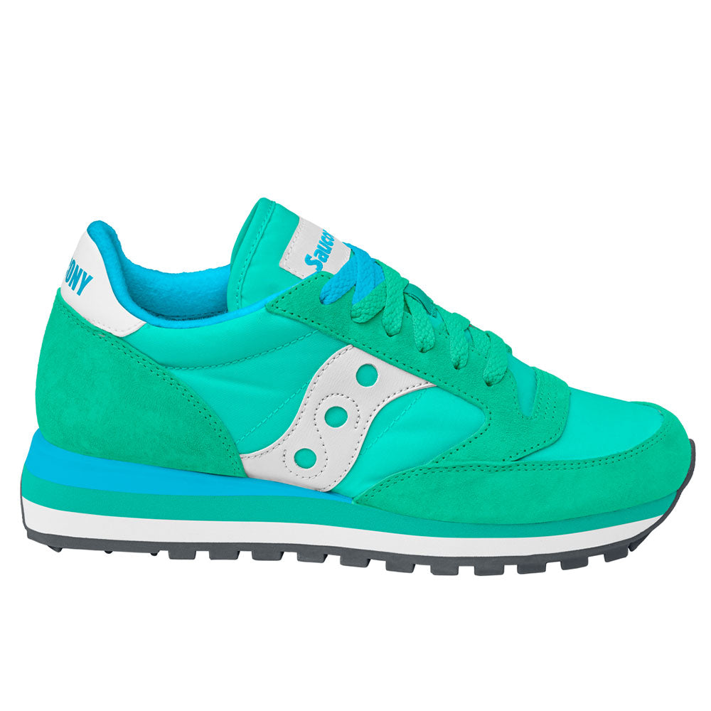 Scarpe Donna Saucony Sneakers Jazz Triple Green White a sconto