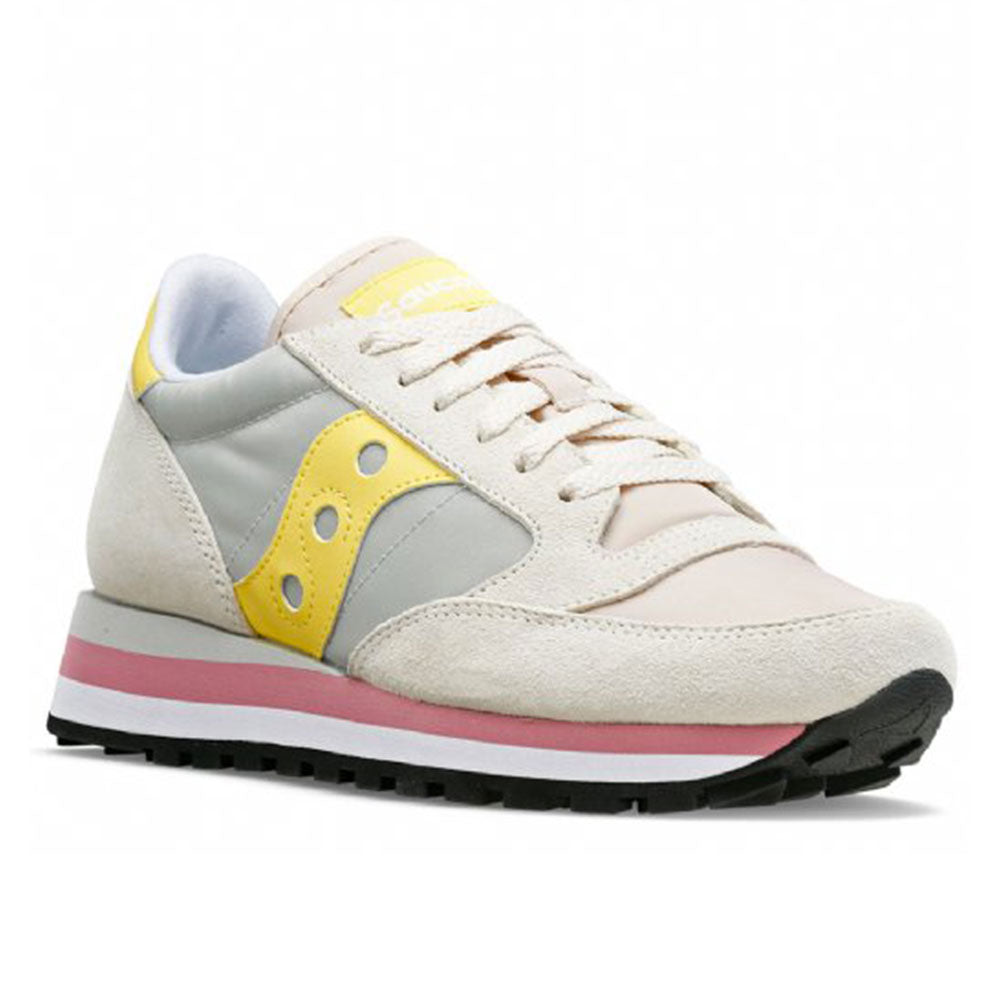 Scarpe Donna Saucony Sneakers Jazz Triple Gray - Yellow