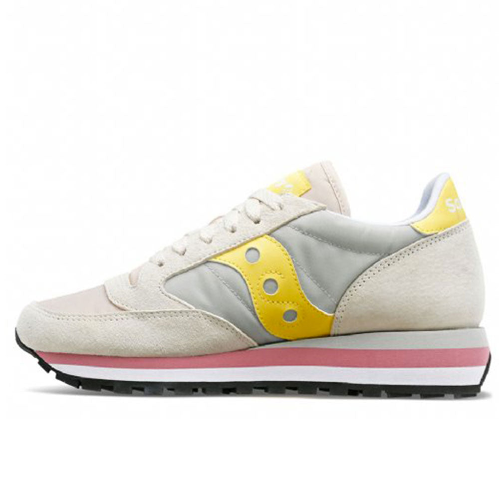 Scarpe Donna Saucony Sneakers Jazz Triple Gray - Yellow