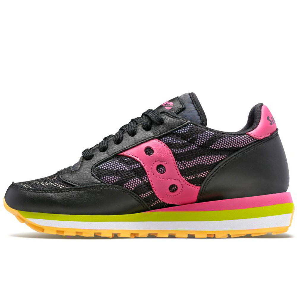 Scarpe Donna Saucony Sneakers Jazz Triple Black - Pink
