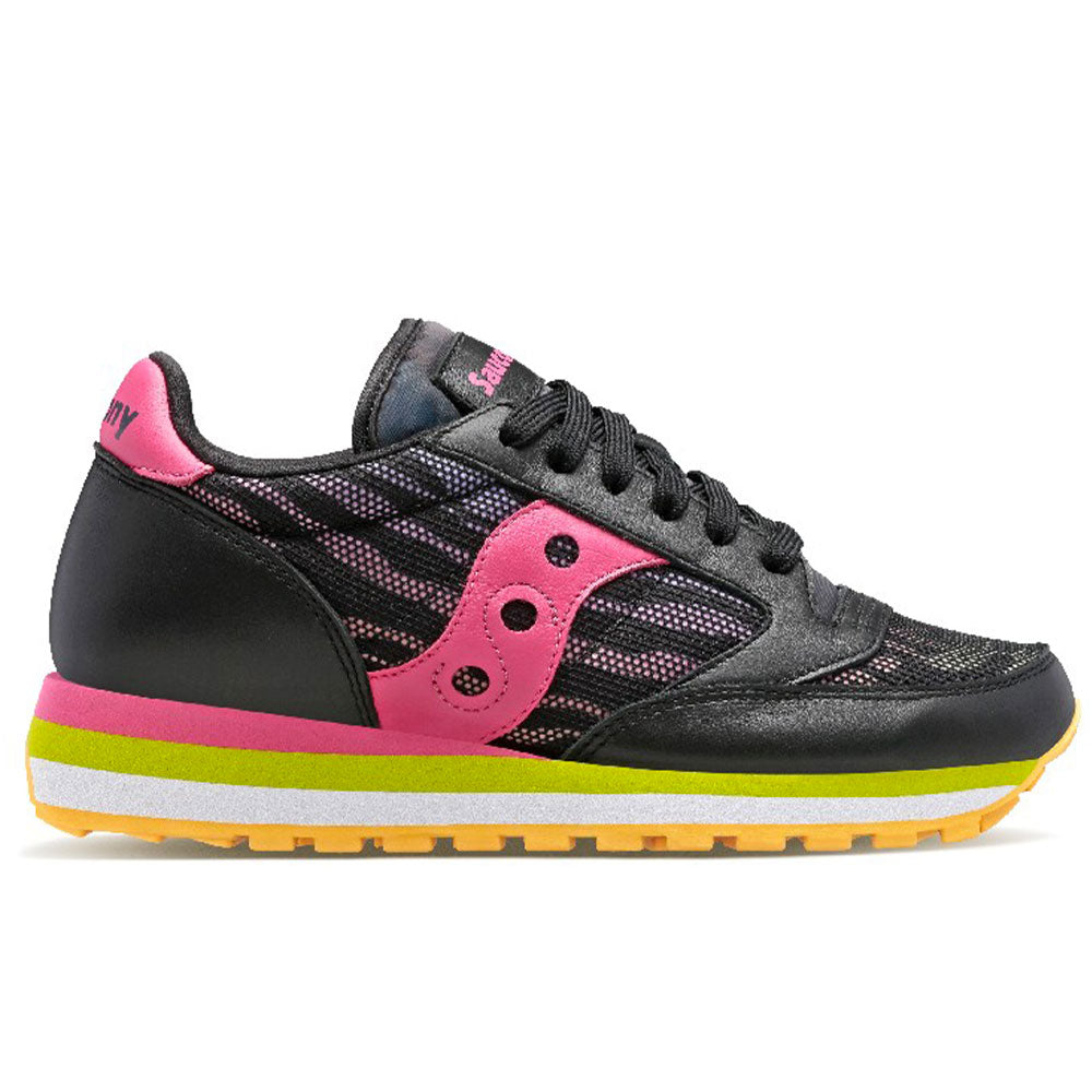 Scarpe Donna Saucony Sneakers Jazz Triple Black - Pink