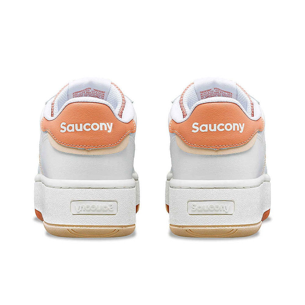 Scarpe Donna Saucony Sneakers Jazz Court Platform White - Peach