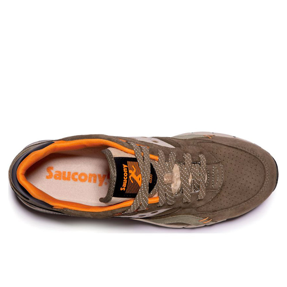 Scarpe Uomo Saucony Sneakers Shadow 6000 Destination Unknown Olive - Orange