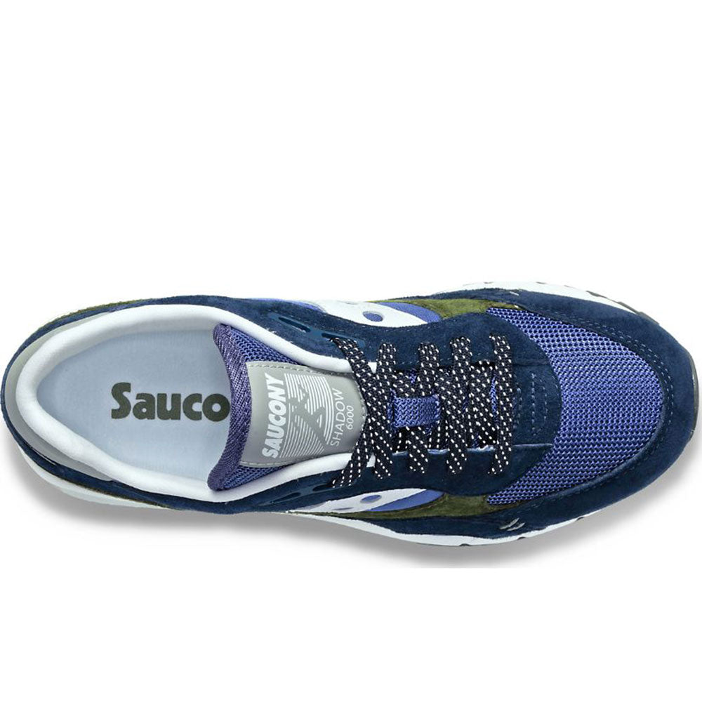 Scarpe Uomo Saucony Sneakers Shadow 6000 Navy - White