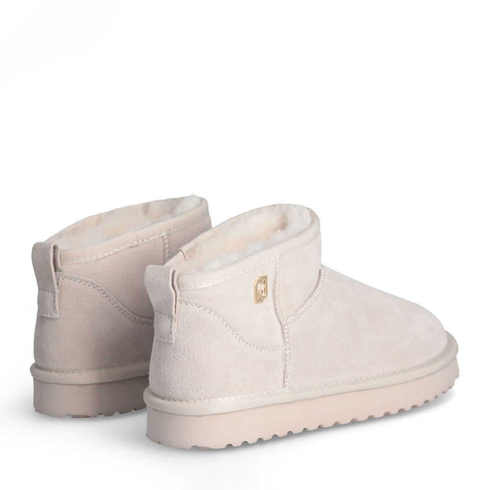 Scarpe Donna LIU JO Jil 01 Stivaletti Mini Imbottiti in Suede color Sand