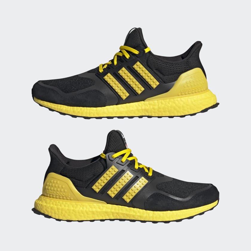 Scarpe Uomo ADIDAS Sneakers linea Ultraboost DNA x Lego colore Nero e Giallo