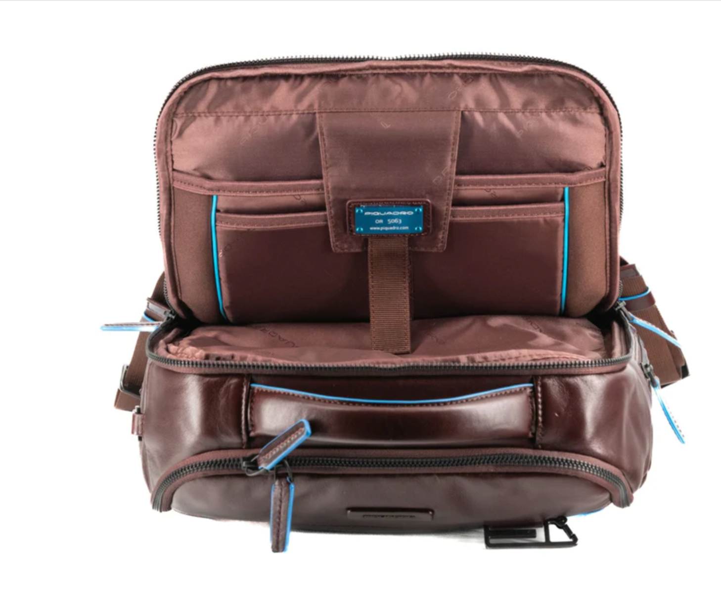 Zaino PIQUADRO porta Pc 14" in Pelle colore Marrone - CA6289B2V