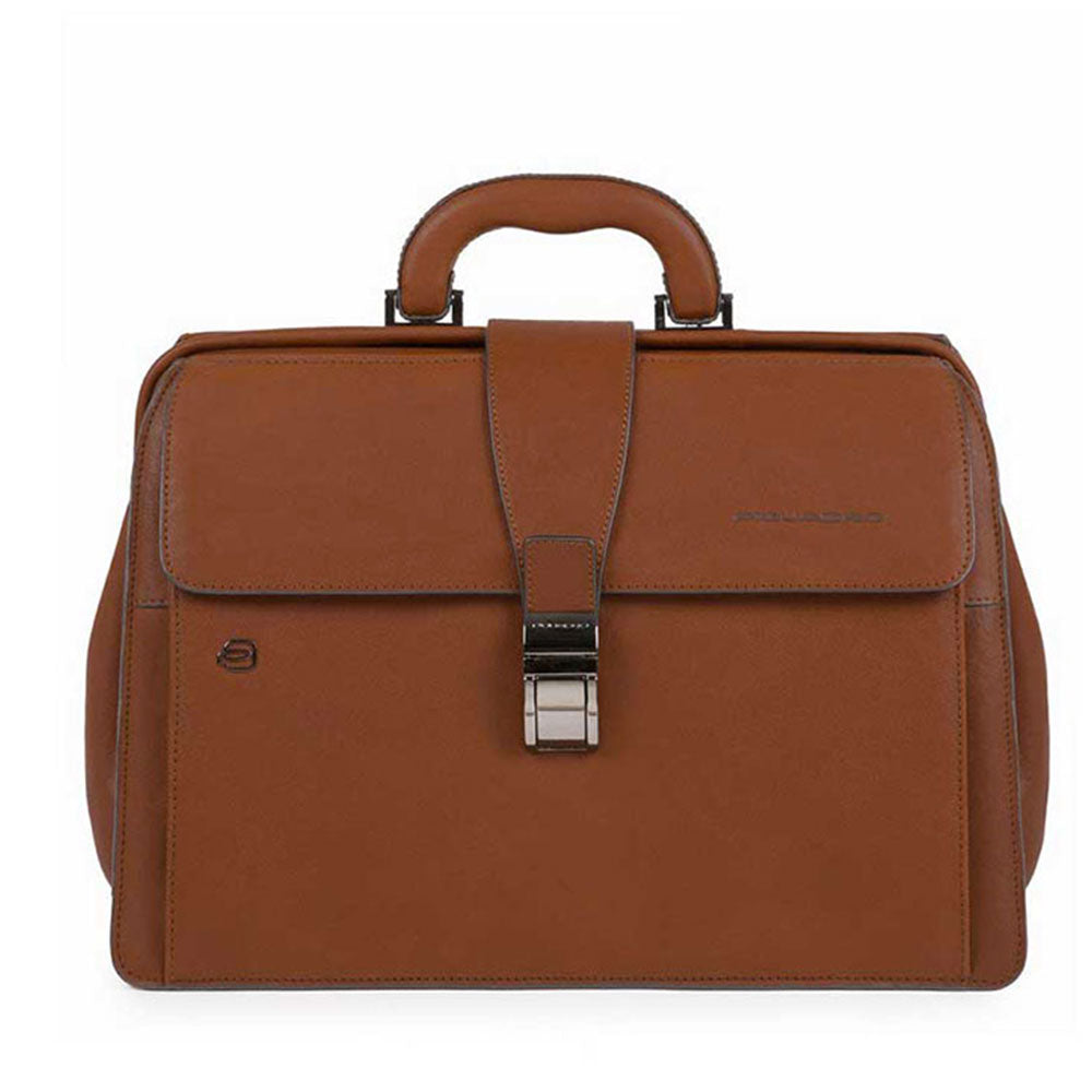 Borsa Medico PIQUADRO in Pelle Cuoio Linea Black Square CA2007B3