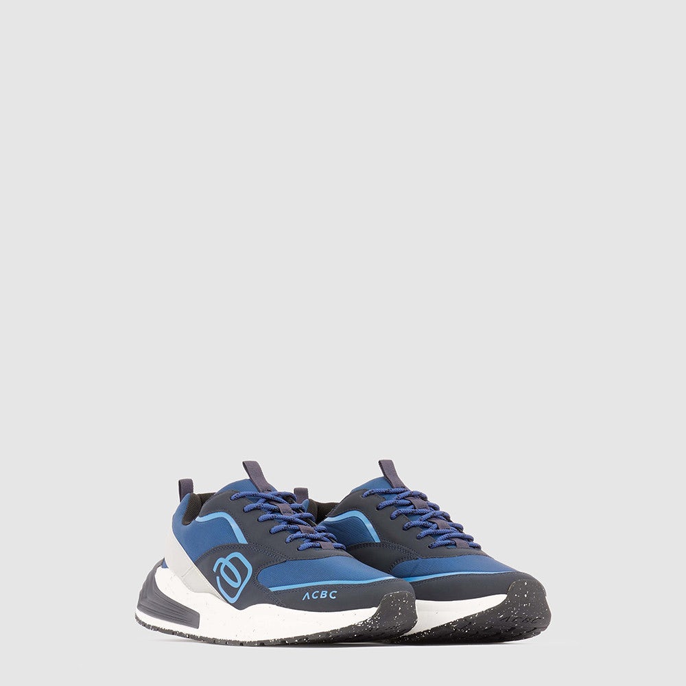 Scarpe Uomo PIQUADRO Sneakers in Nylon Riciclato Blu SN5977C2O