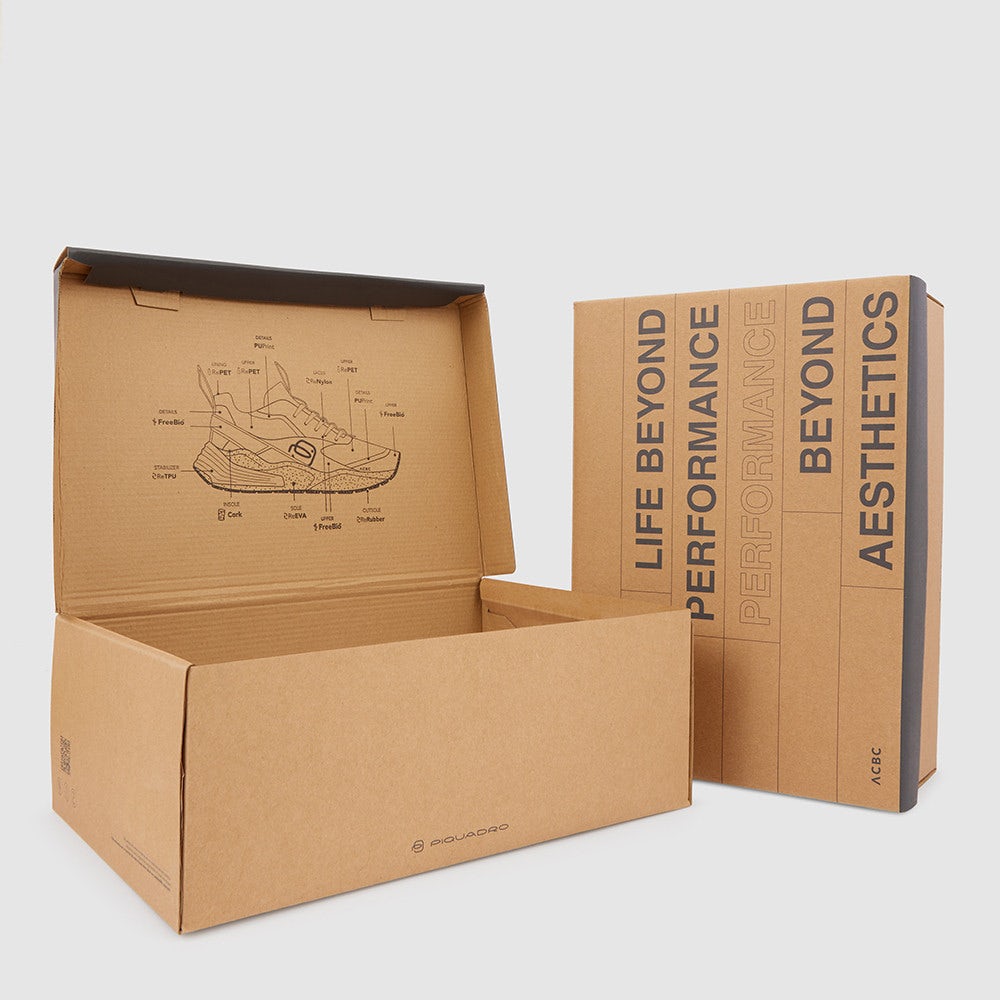 Scarpe Uomo PIQUADRO Sneakers in Nylon Riciclato Verde SN5977C2O