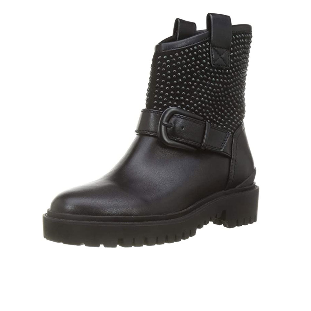 Stivaletti Donna GUESS linea Orican colore Nero con Borchiette Laterali
