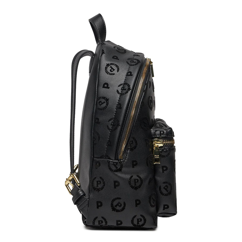 Zaino Donna POLLINI Linea Heritage Flock Nero