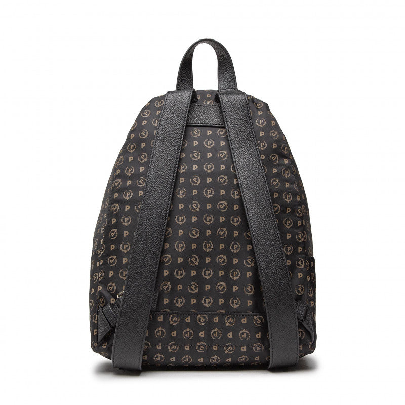 Zaino Donna POLLINI Linea Heritage in Tessuto Soft Nero