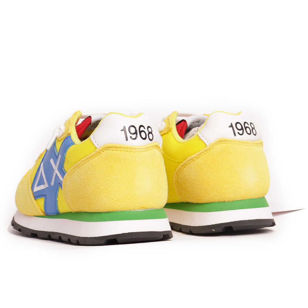 Scarpe Bambino SUN 68 Sneakers Boy's Tom Logo Patch Basic Giallo