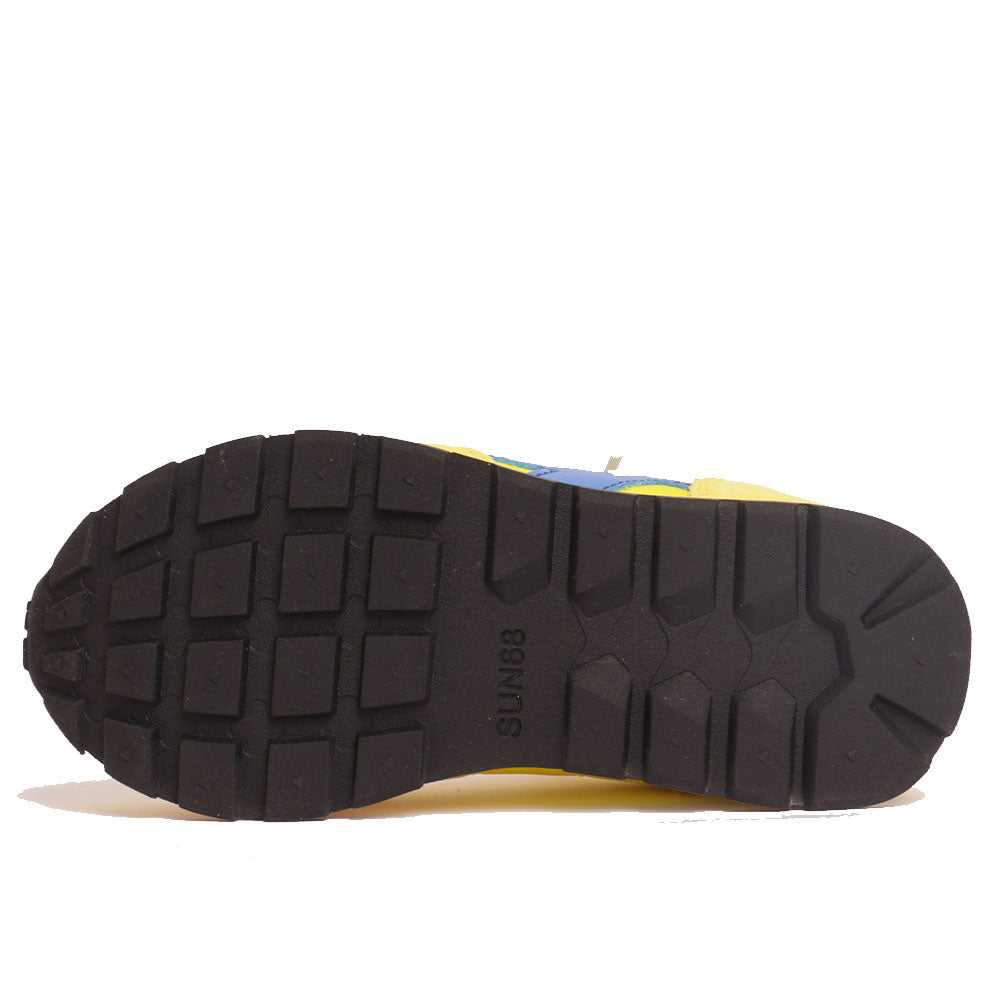 Scarpe Bambino SUN 68 Sneakers Boy's Tom Logo Patch Basic Giallo