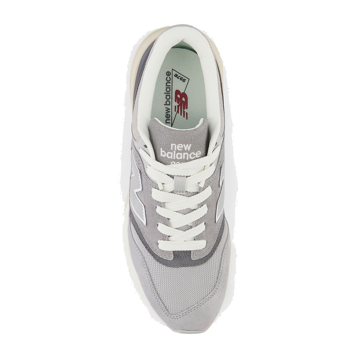 Scarpe Uomo NEW BALANCE Sneakers 997R in Mesh e Suede colore Shadow Grey e Rain Cloud