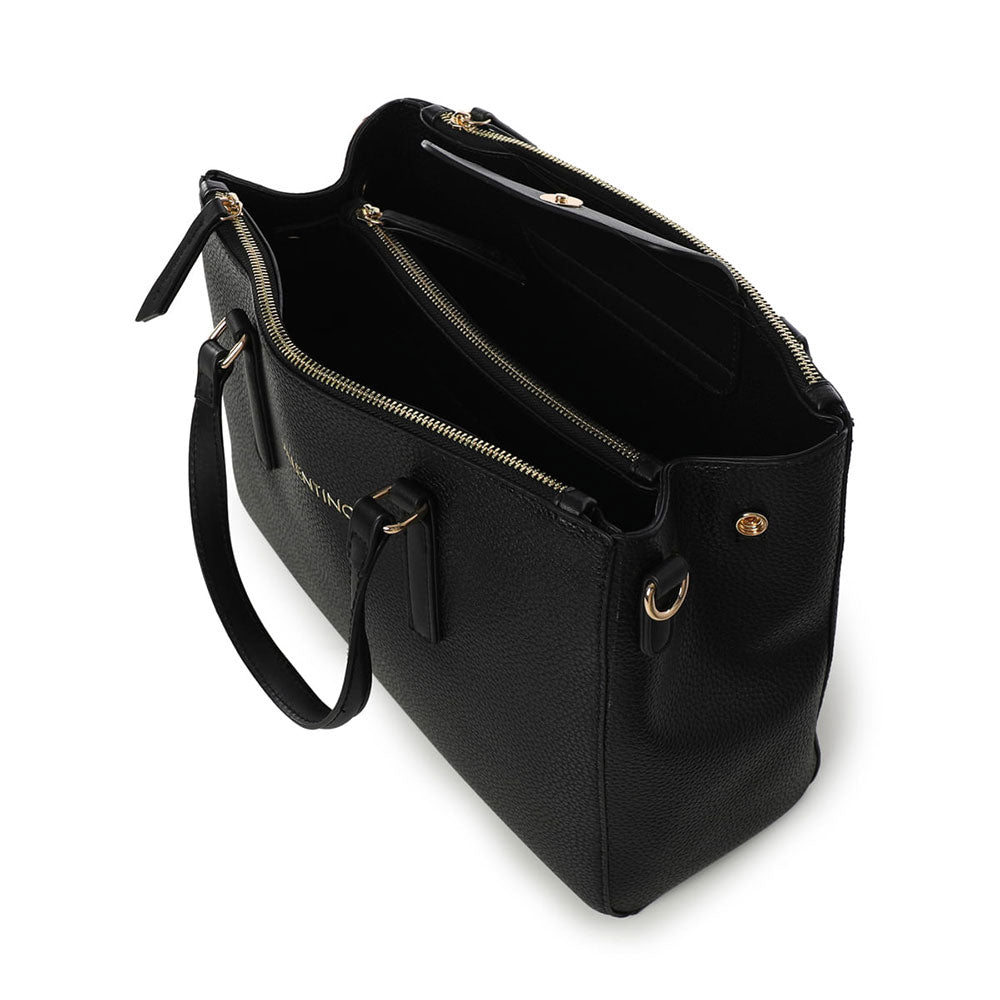 Borsa Donna a Mano VALENTINO BAGS linea Superman Colore Nero Misura Grande