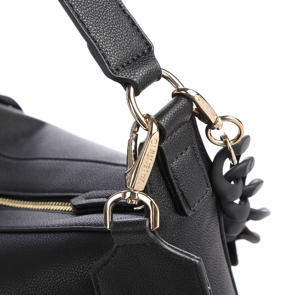 Borsa Donna Hobo a Spalla VALENTINO BAGS linea Noodles Colore Nero