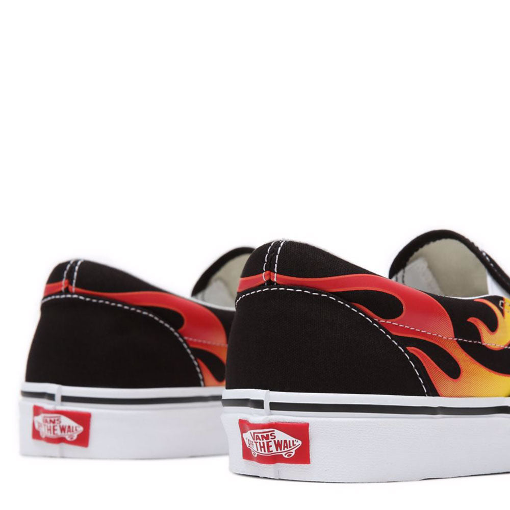 Scarpe Unisex VANS Sneakers Classic Slip-On stampa Flame