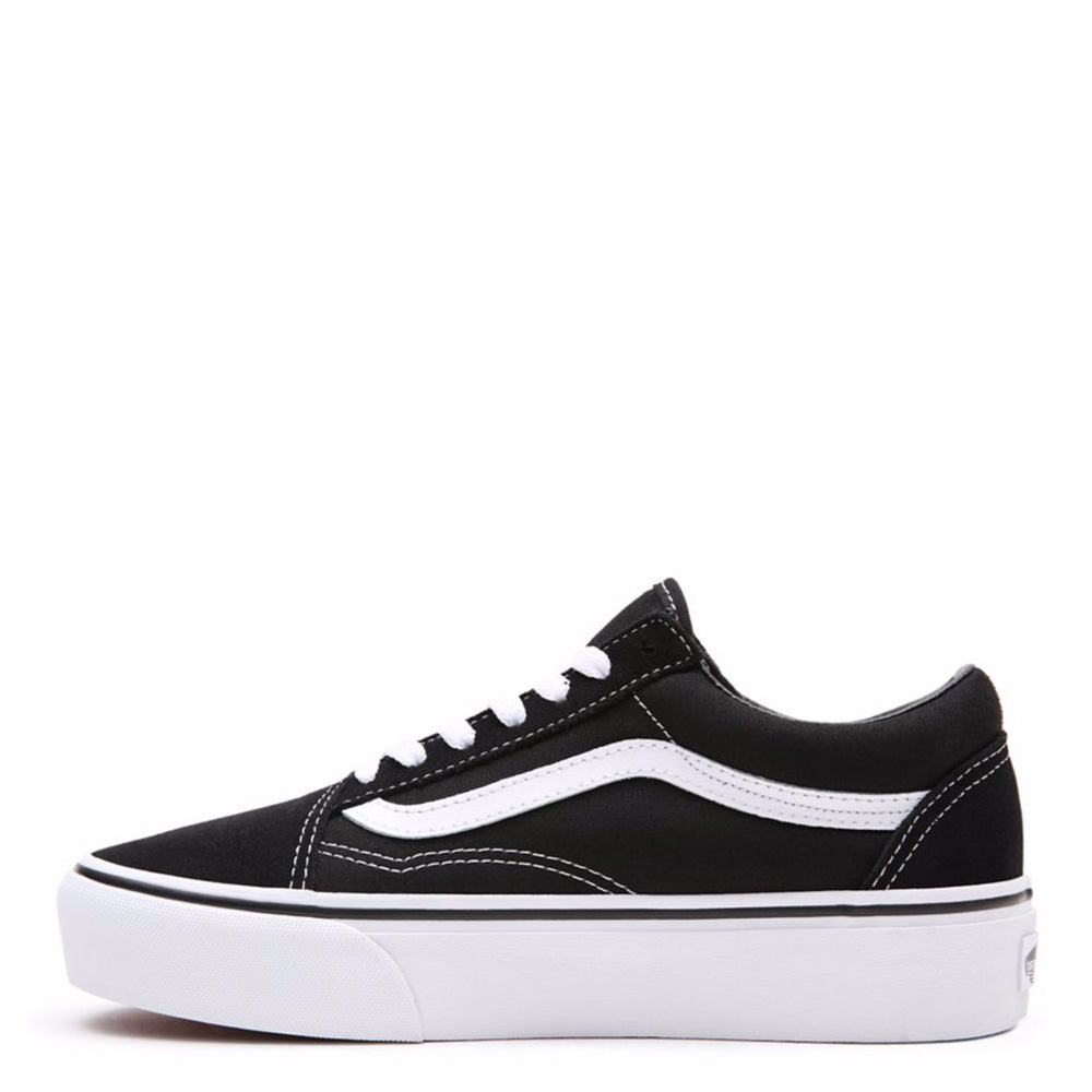 Scarpe Donna VANS Sneakers Old Skool Platform colore Nero e Bianco