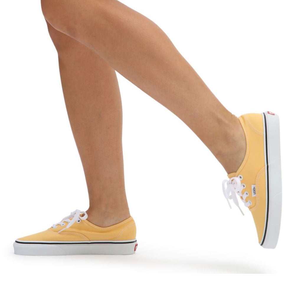 Scarpe Unisex VANS Sneakers Authentic colore Giallo e Bianco