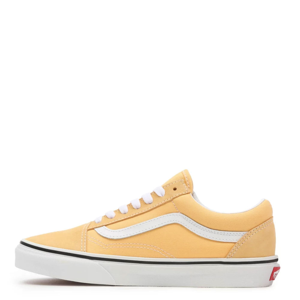 Scarpe Unisex VANS Sneakers Old Skool colore Giallo e Bianco