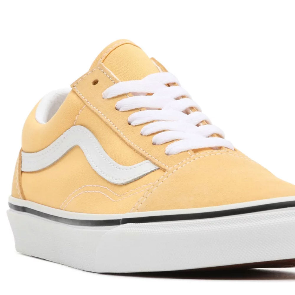 Scarpe Unisex VANS Sneakers Old Skool colore Giallo e Bianco