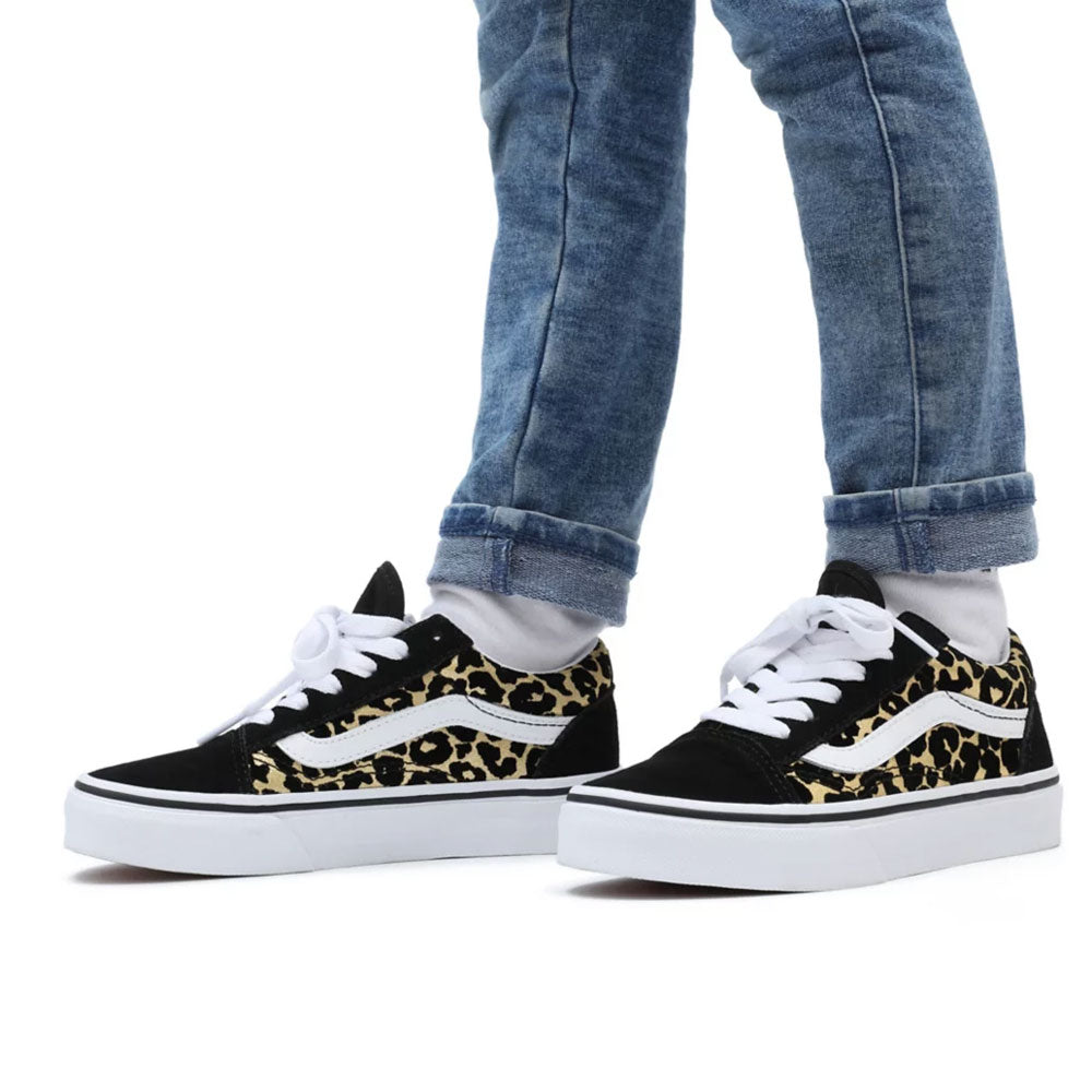 Scarpe Bambina VANS Sneakers Old Skool Flocked Leopard
