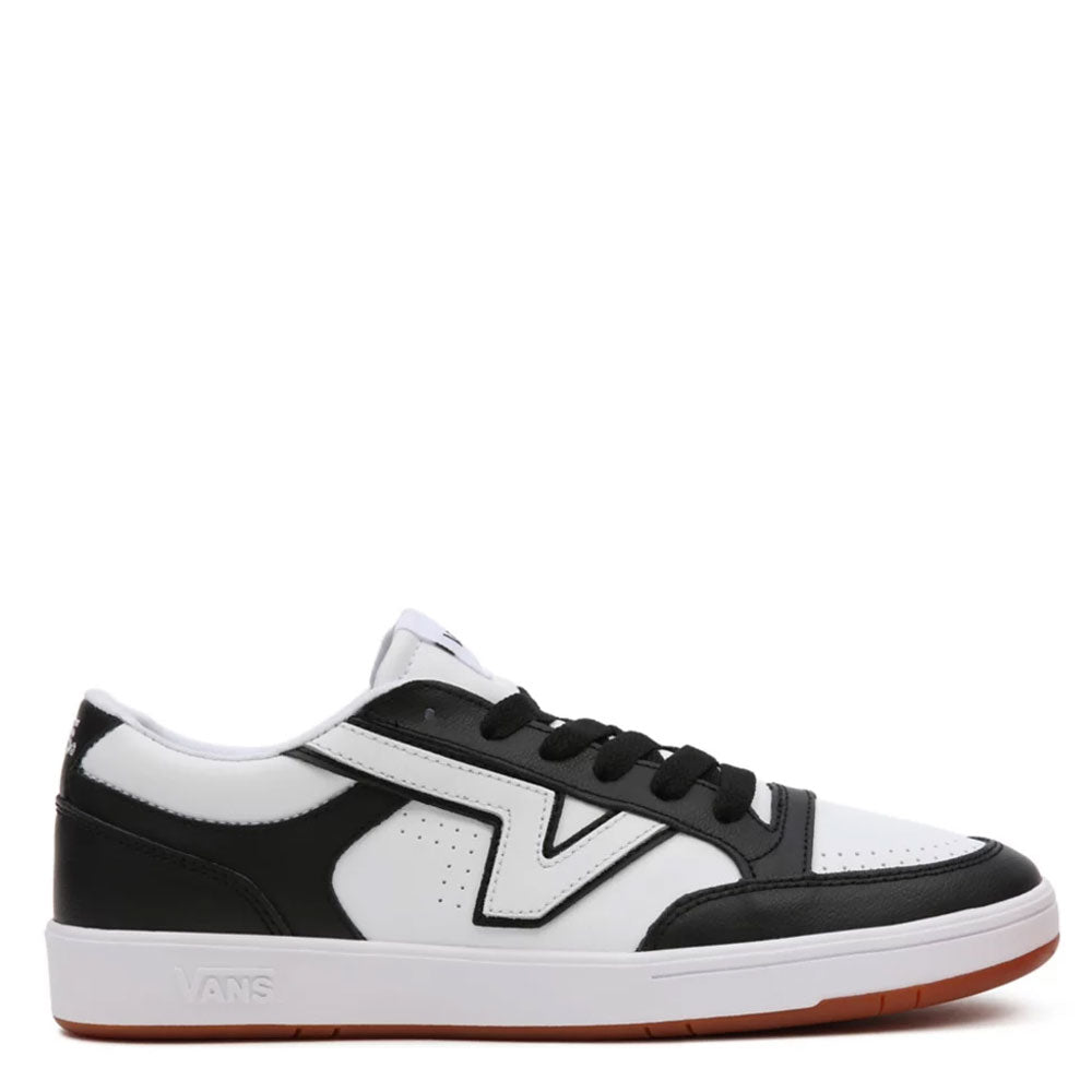 Scarpe Uomo VANS Sneakers Lowland CC Two Tone in Pelle colore Black e White