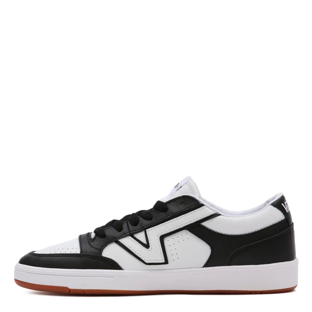 Scarpe Uomo VANS Sneakers Lowland CC Two Tone in Pelle colore Black e White