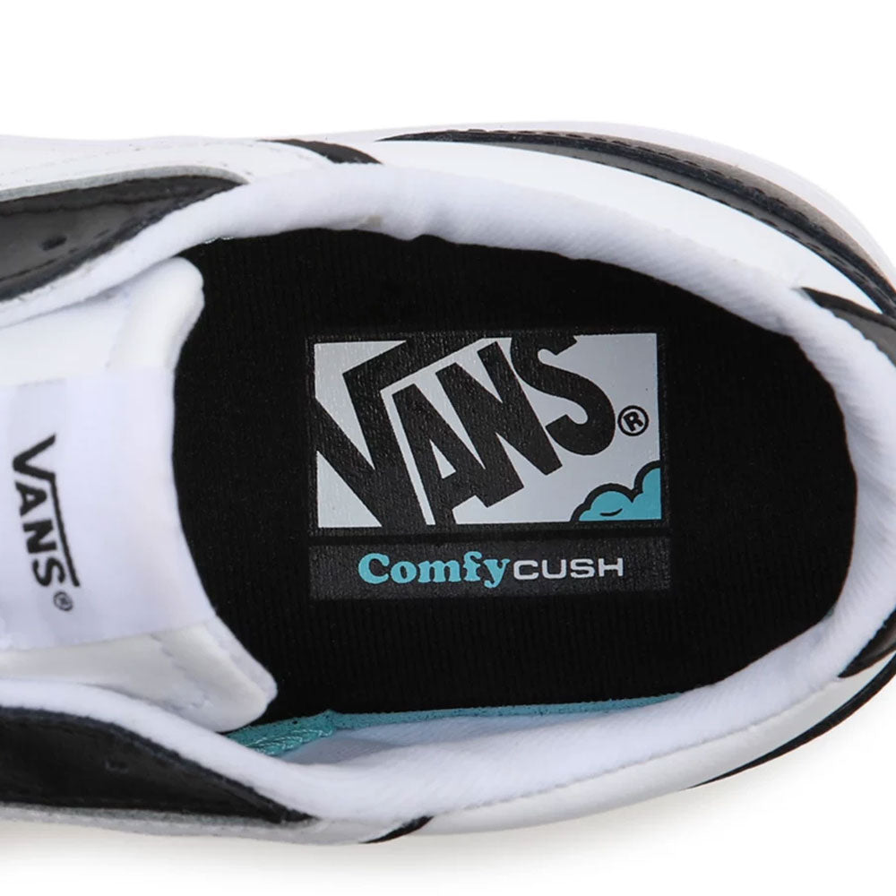 Scarpe Uomo VANS Sneakers Lowland CC Two Tone in Pelle colore Black e White