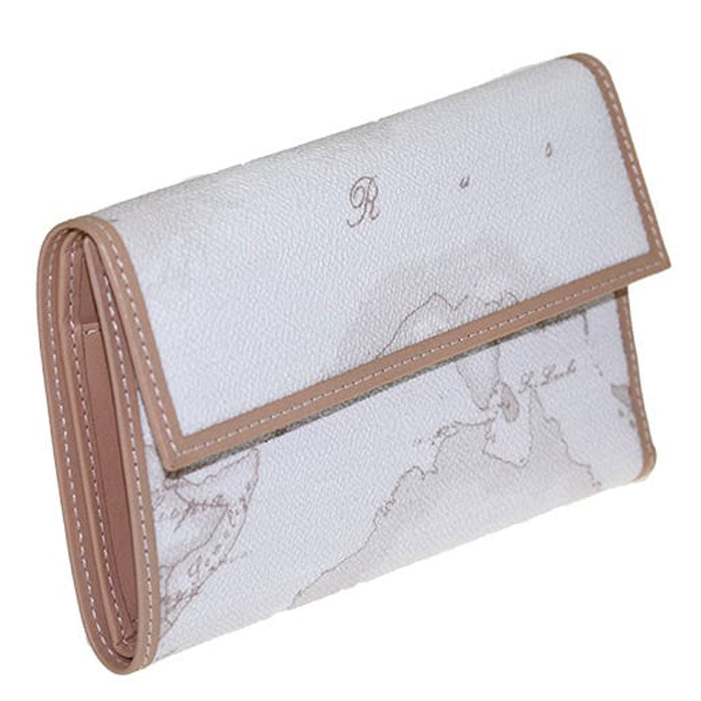 Portafoglio Donna con Bottone 1A Classe Alviero Martini linea Geo White W017