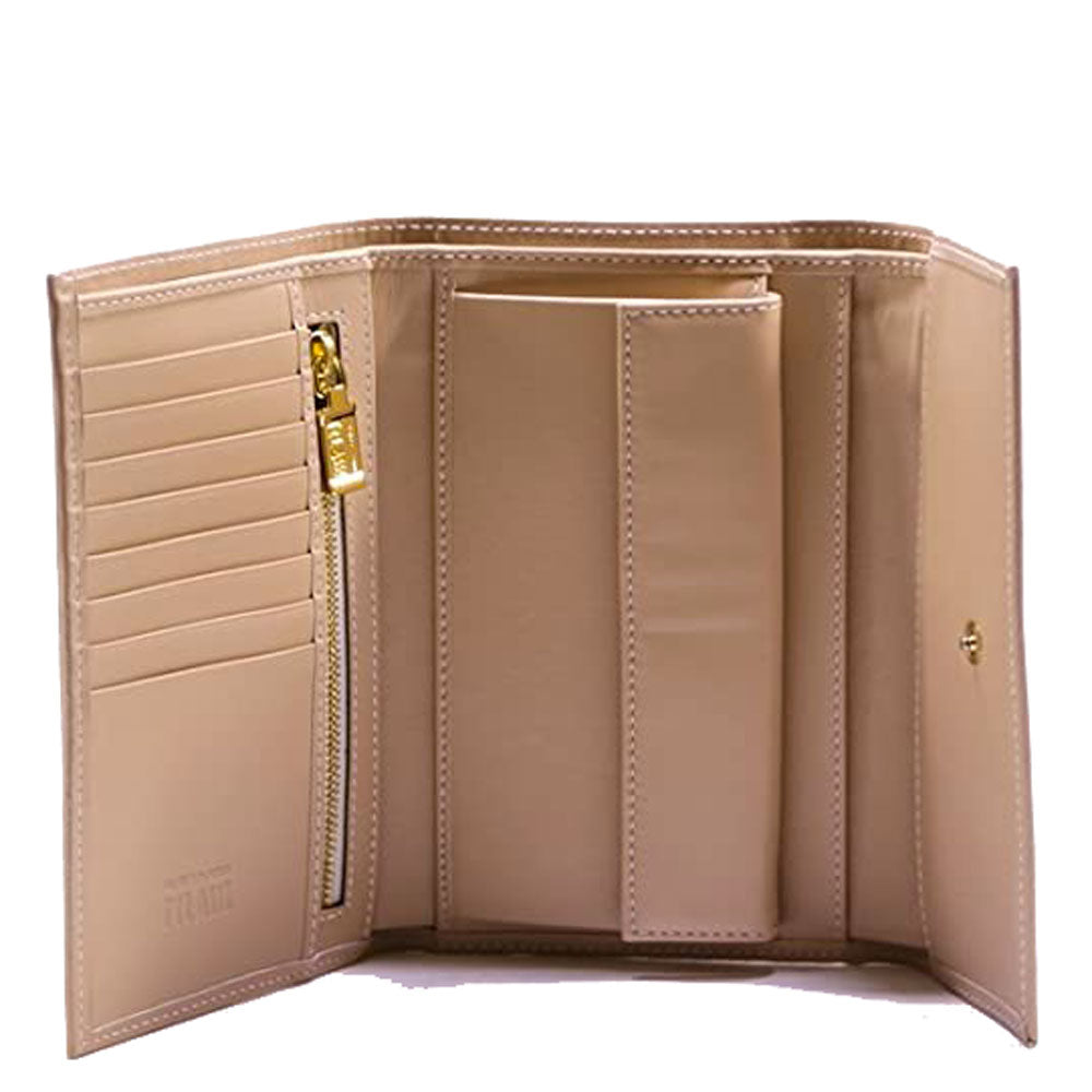 Portafoglio Donna con Bottone 1A Classe Alviero Martini linea Geo White W017