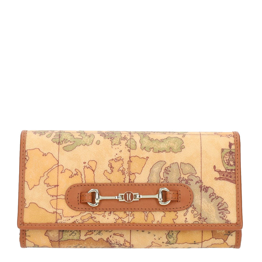 Damenbrieftasche mit Knopf 1A Classe Alviero Martini Geo Classic Print W072