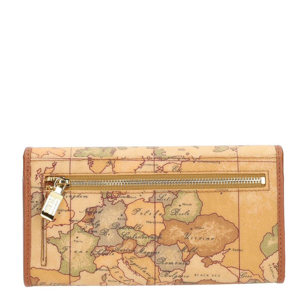 Damenbrieftasche mit Knopf 1A Classe Alviero Martini Geo Classic Print W072