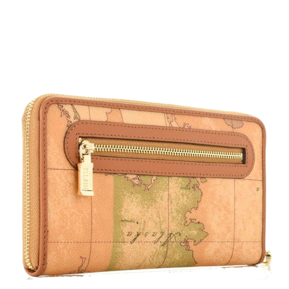 Damen-Geldbörse mit umlaufendem Reißverschluss 1A Classe Alviero Martini Geo Classic-Druck W073