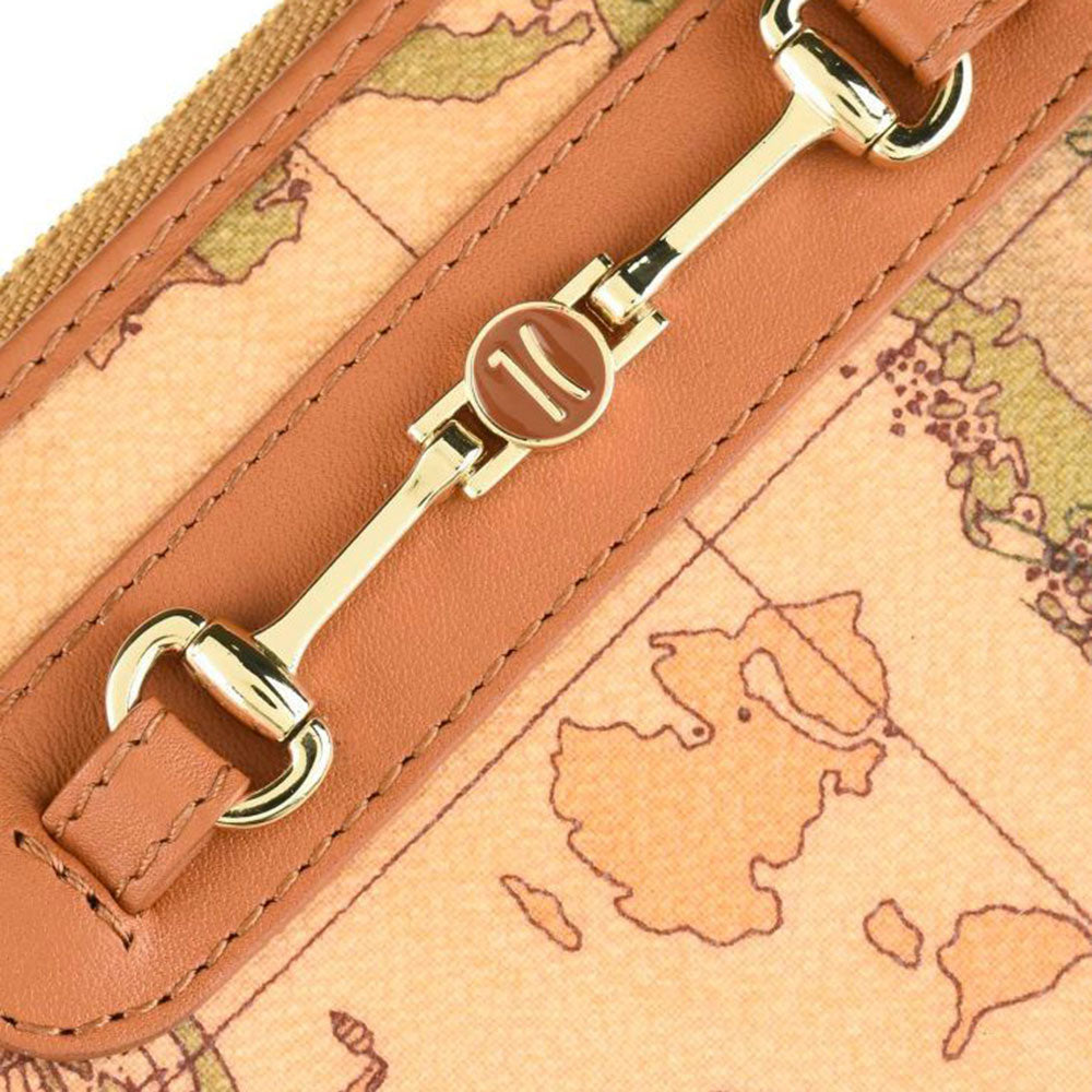 Damen-Geldbörse mit umlaufendem Reißverschluss 1A Classe Alviero Martini Geo Classic-Druck W073