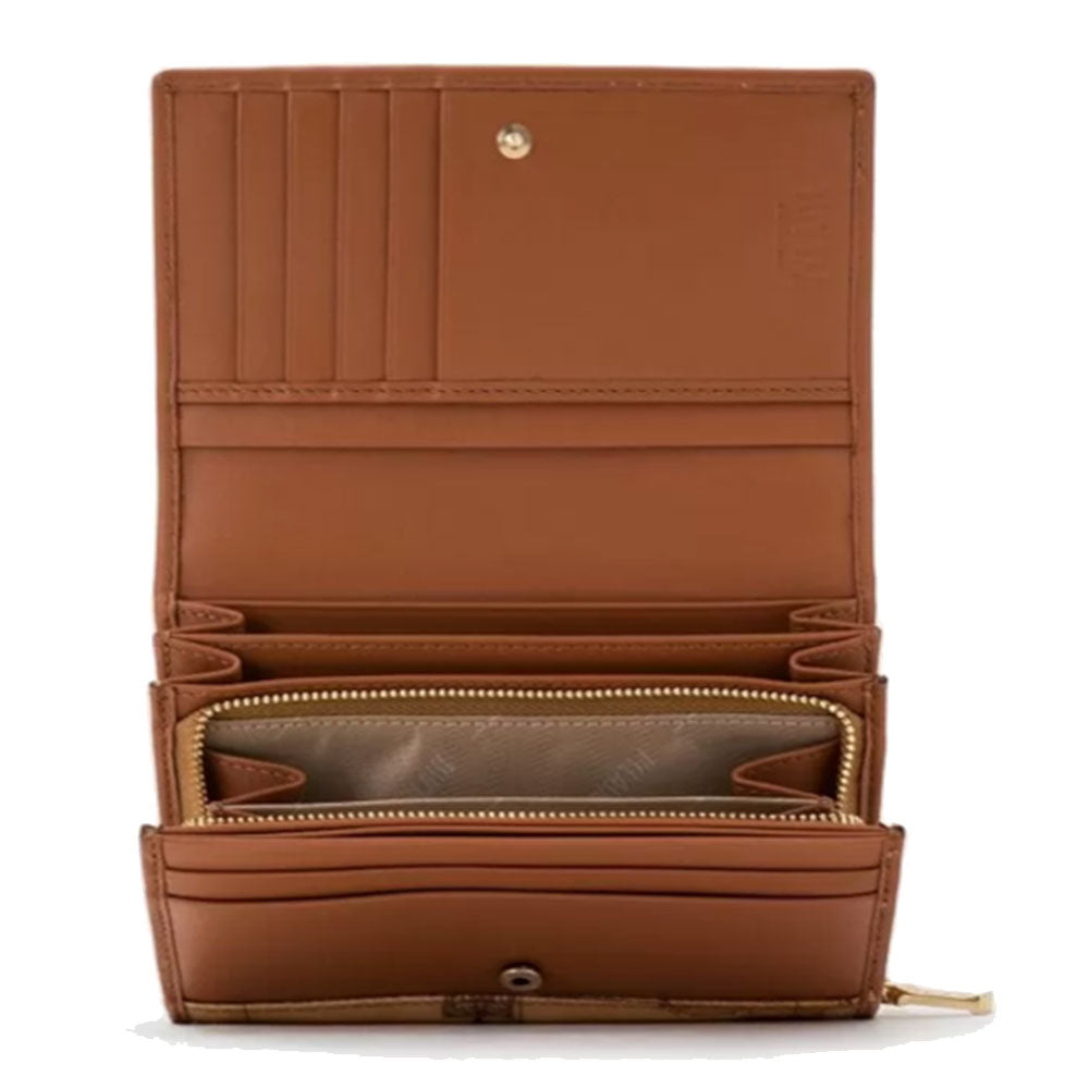 Kleine Damenbrieftasche mit Knopf 1A Classe Alviero Martini Geo Classic Print W074