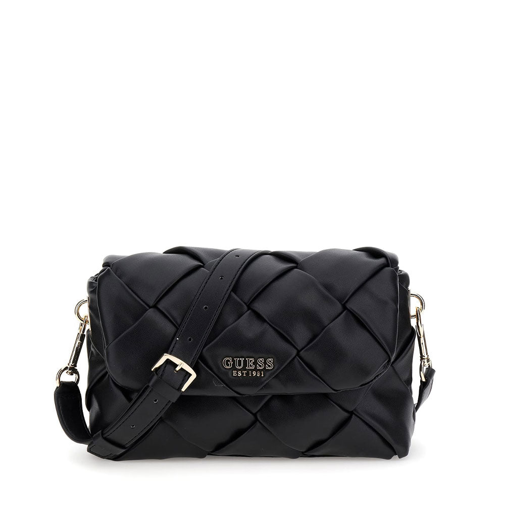 GUESS Damen Umhängetasche Rucksacklinie Farbe Schwarz zum