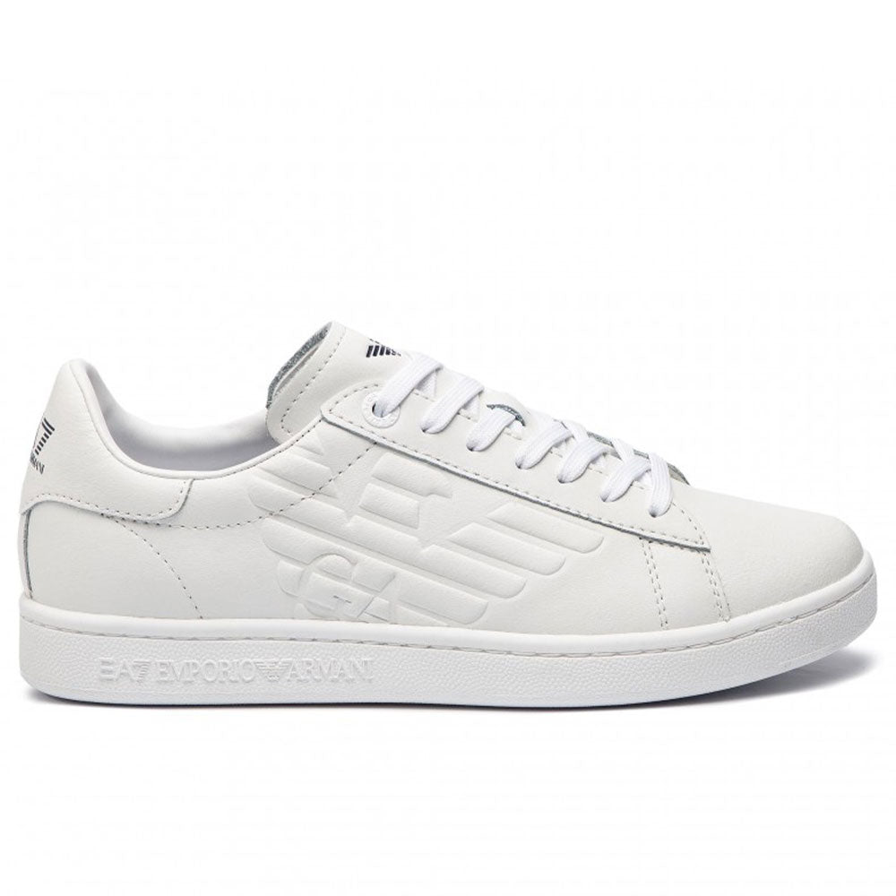 Scarpe Uomo EA7 Emporio Armani Sneakers Con Logo Laterale Colore Bianco a sconto Cuoieriashop