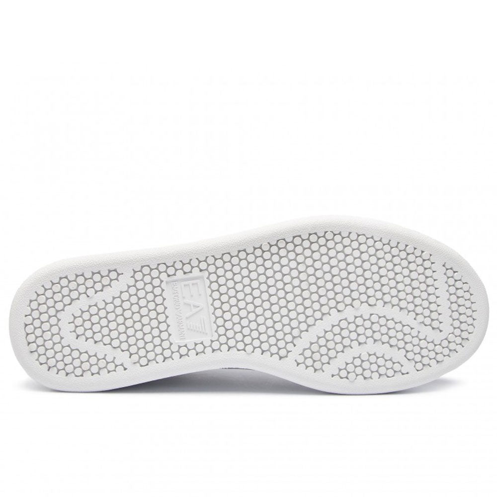 Scarpe Uomo EA7 Emporio Armani Sneakers Con Logo Laterale Colore Bianco