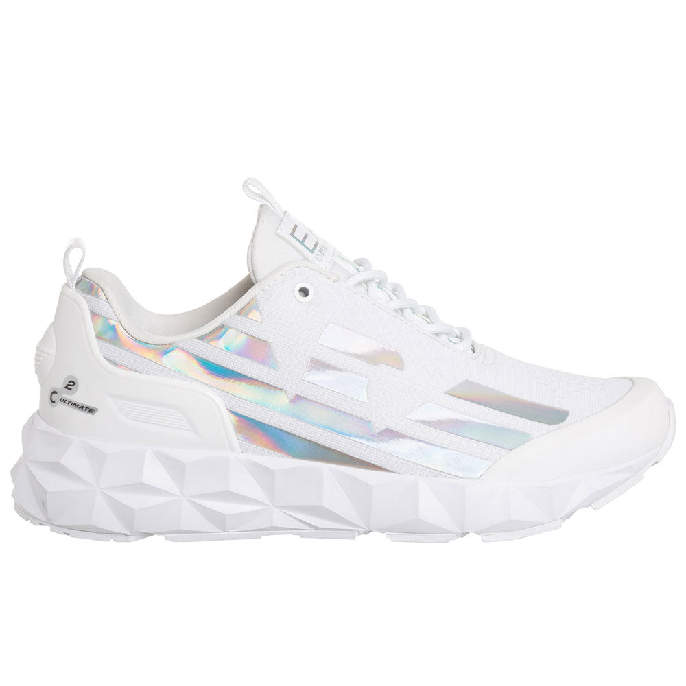 Scarpe Uomo EA7 Emporio Armani Sneakers Colore White -Iridescent