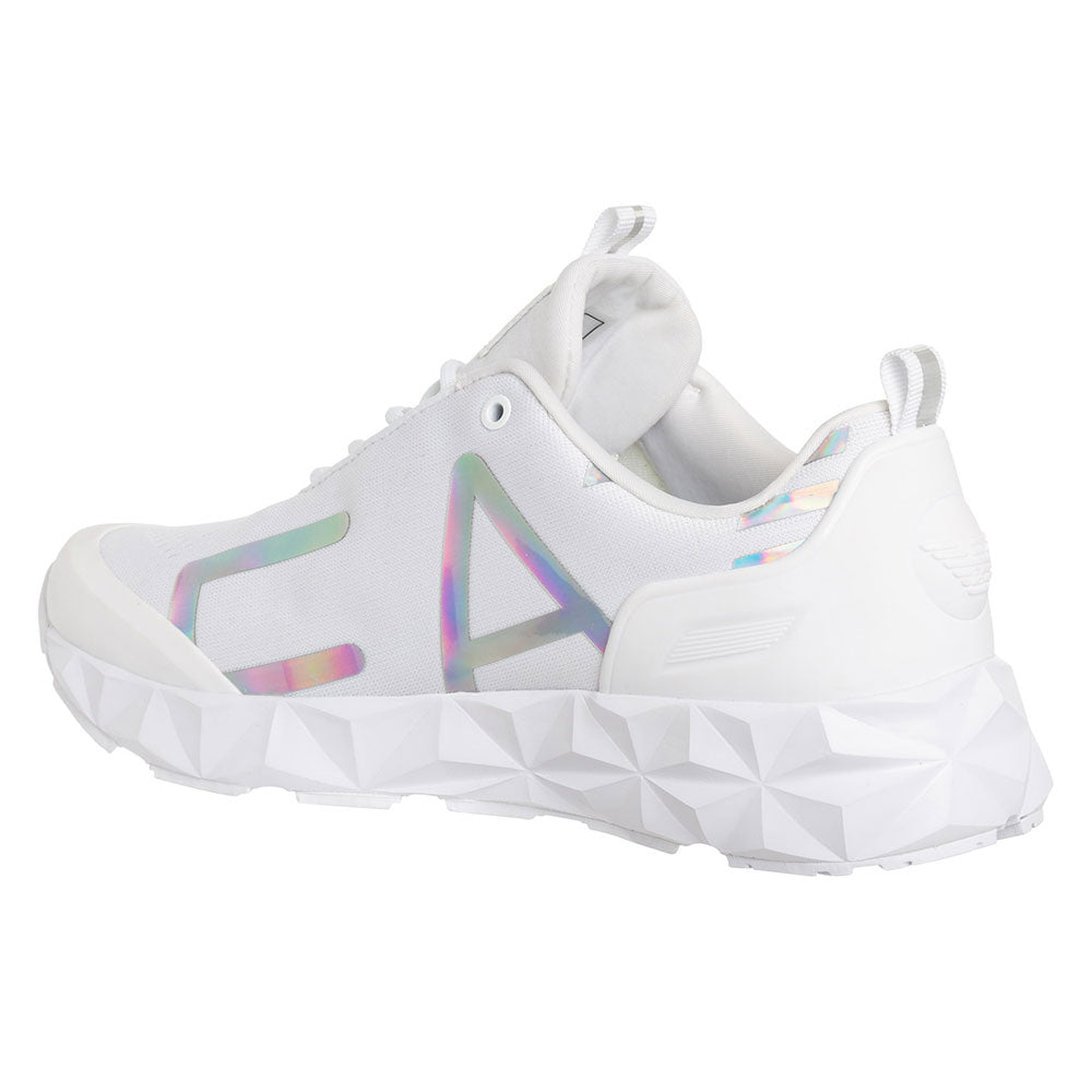Scarpe Uomo EA7 Emporio Armani Sneakers Colore White -Iridescent
