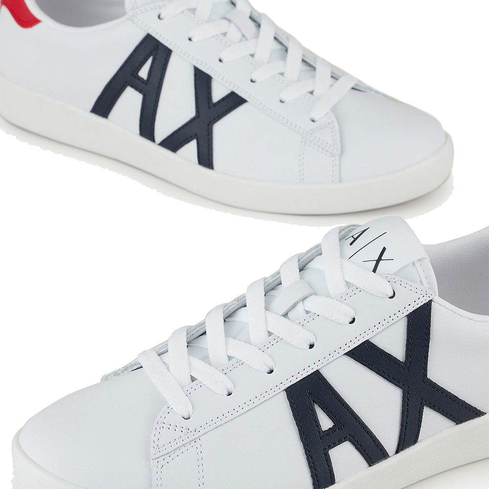 Scarpe Uomo Sneakers ARMANI EXCHANGE Colore Optical White - Navy - Red