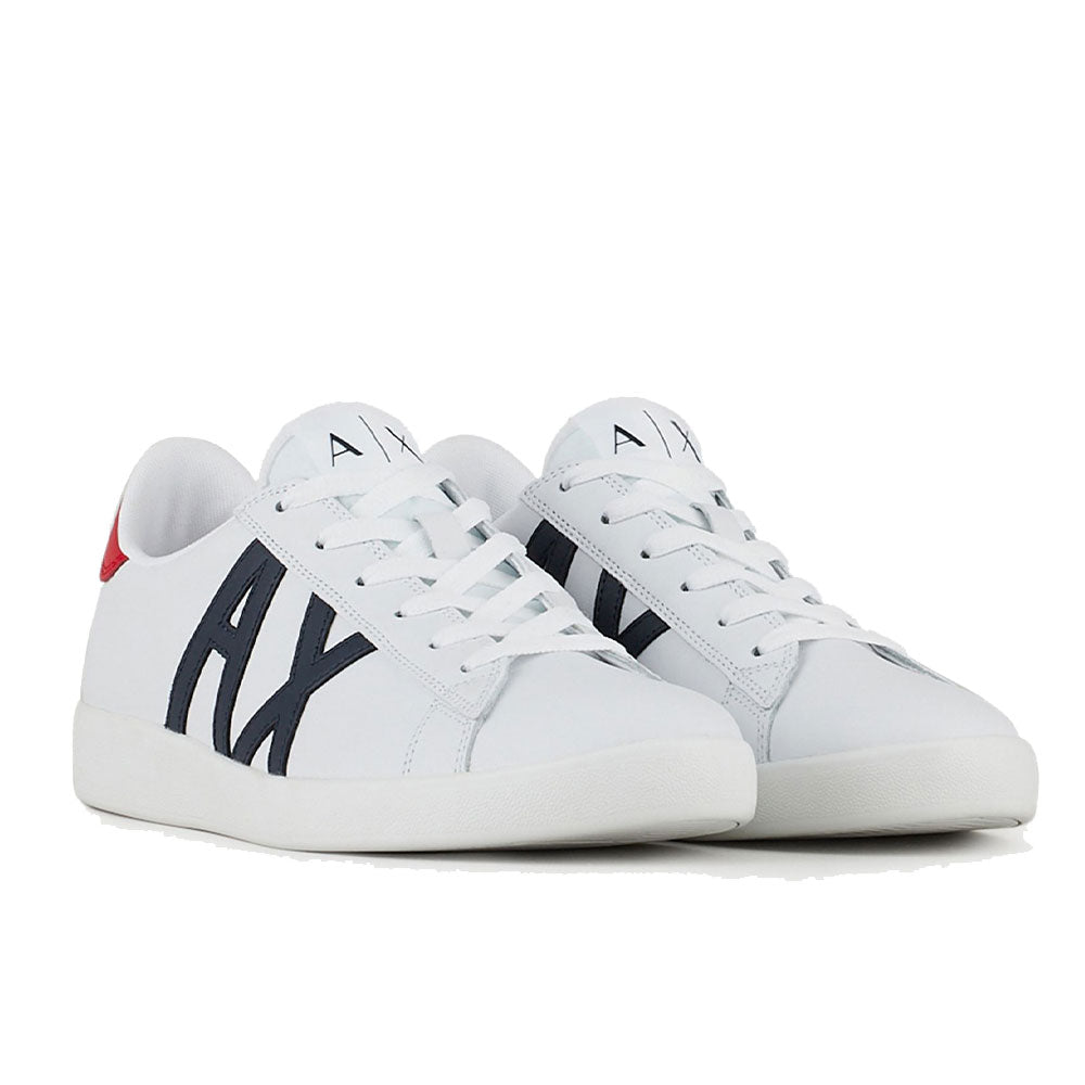 Scarpe Uomo Sneakers ARMANI EXCHANGE Colore Optical White - Navy - Red