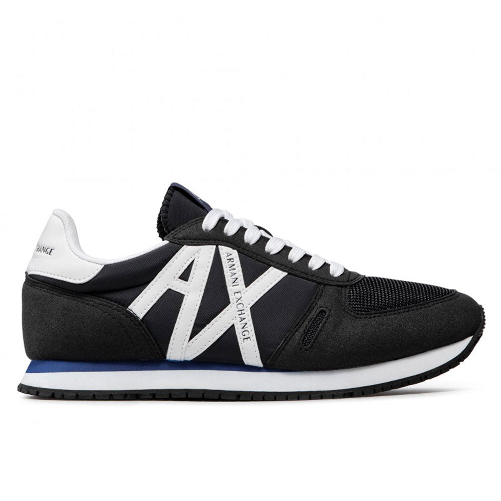 Scarpe Uomo ARMANI EXCHANGE Sneakers Colore Navy Optical White a sconto Cuoieriashop