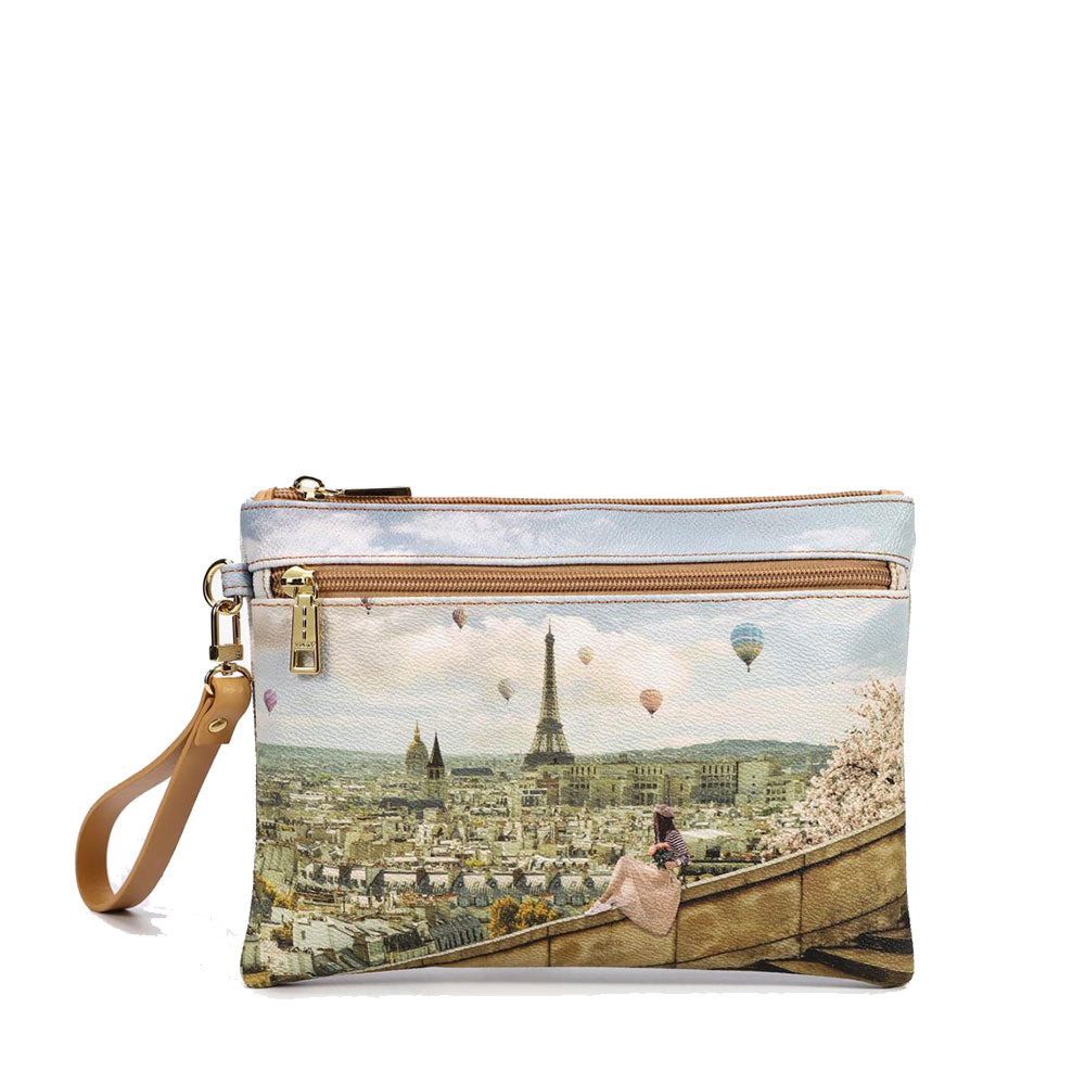 Pochette Media Donna con Zip Y NOT YES-343 Montgolfiere
