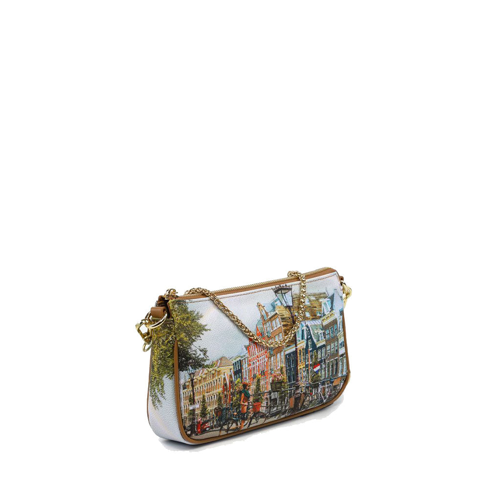 Borsa Donna Piccola a Spalla Y NOT YES-623 Amsterdam Rainbow