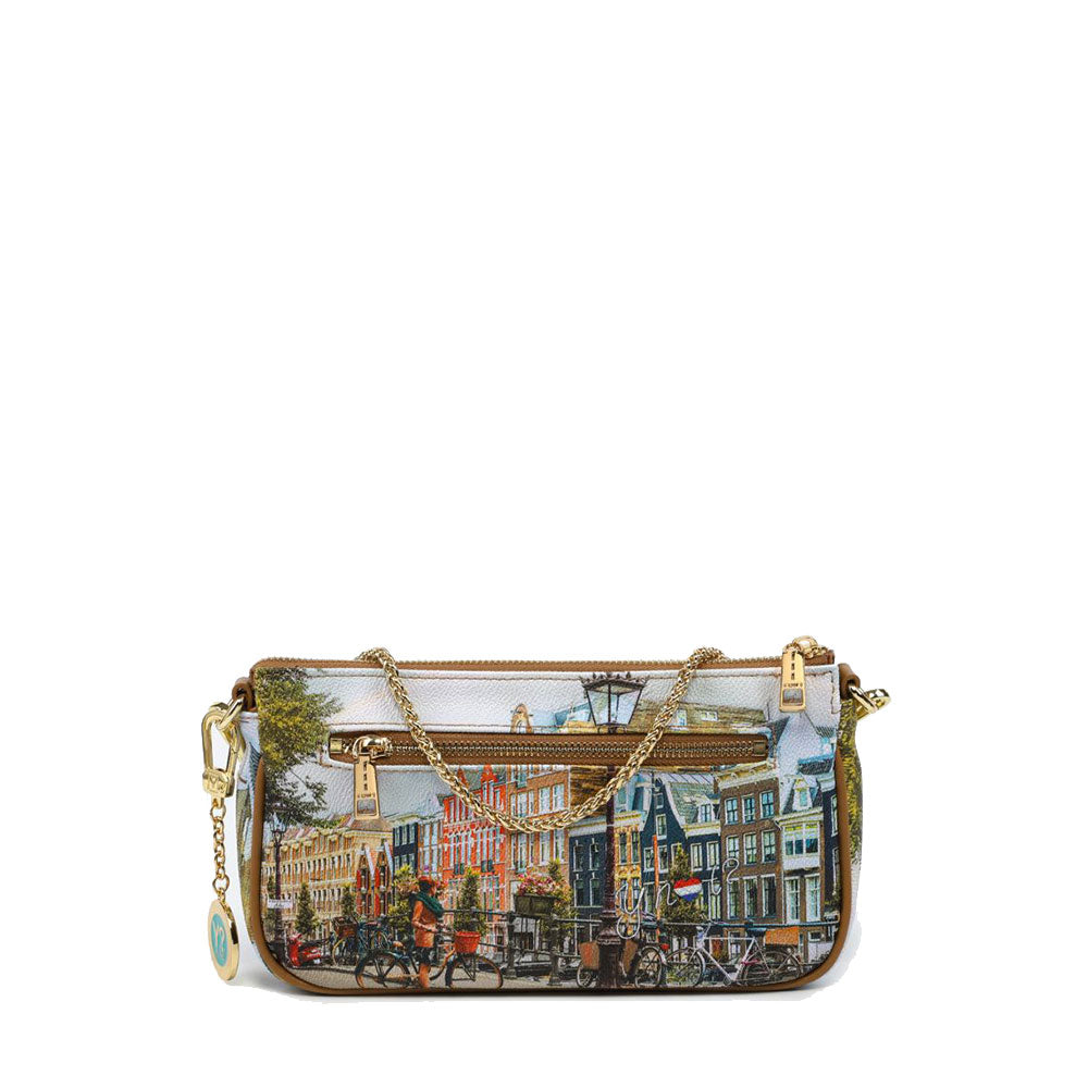 Borsa Donna Piccola a Spalla Y NOT YES-623 Amsterdam Rainbow
